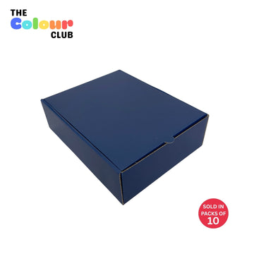 Large Navy Blue Shipper Box (285x226x84mm) (Pack of 10)