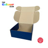 Large Rectangle Navy Blue Shipper Box (252x232x112mm) (Pack of 10)
