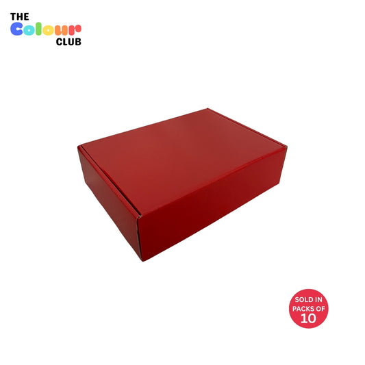 Garnet Red Shipper Box (330x240x92mm) (Pack of 10)