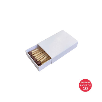 White Match Box 55x37x14mm (Pack of 10)