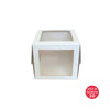 White Cupcake Box with Windows (Pack of 10)