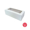 Donut Window Box (White) 220x96x70mm (Pack of 10)