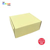 Large Rectangle Butter Yellow Shipper Box (252x232x112mm) (Pack of 10)