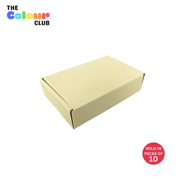 Butter Yellow Shipper Box (237x153x58mm) (Pack of 10)