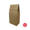 Kraft Coffee Box with Window 190x90x60mm (Pack of 10)