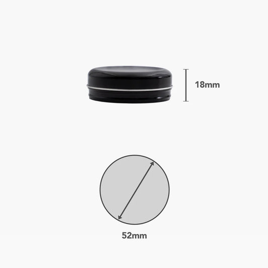 20ml Tin (Black) (Pack of 10)