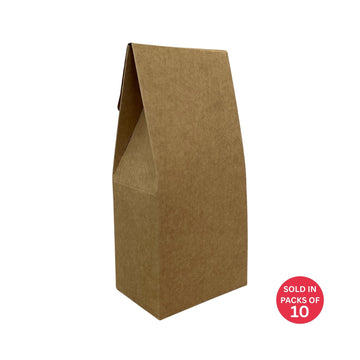 Kraft Coffee Box 190x90x60mm (Pack of 10)