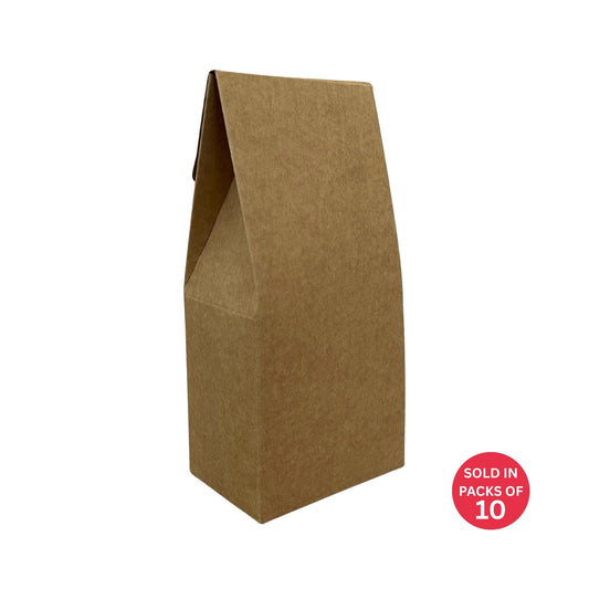 Kraft Coffee Box 190x90x60mm (Pack of 10)
