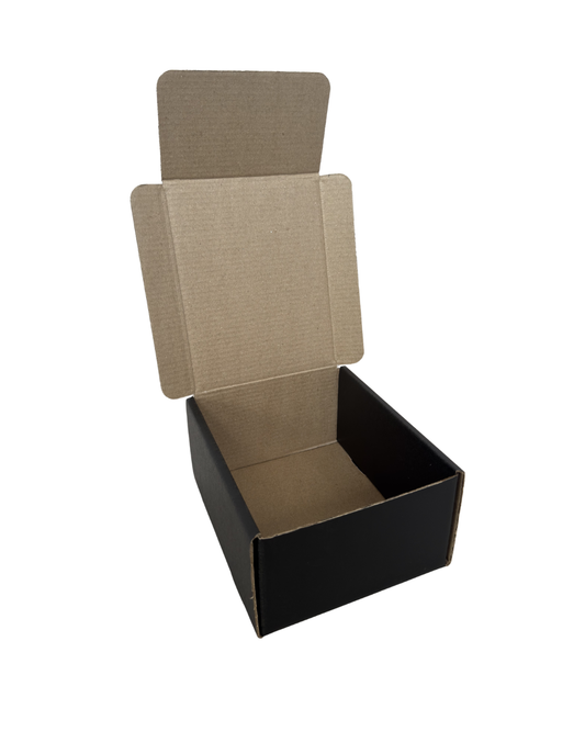 Black Shipper Box (137x170x80mm) (Pack of 10)