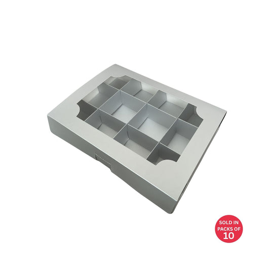 Silver Box with Dividers (300x225x50mm) (Pack of 10)