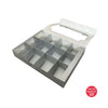 Silver Box with Dividers (300x225x50mm) (Pack of 10)