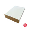 Large Kraft Sliding Gift Box with Sleeve (White)350x245x75mm (Pack of 10)