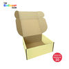 Large Rectangle Butter Yellow Shipper Box (252x232x112mm) (Pack of 10)