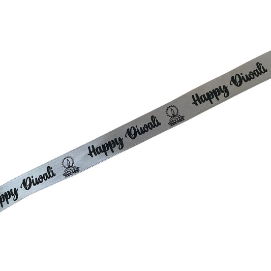 Diwali Ribbon (Silver) (20mm x 10m)
