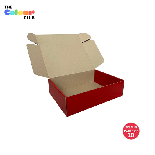 Garnet Red Shipper Box (330x240x92mm) (Pack of 10)
