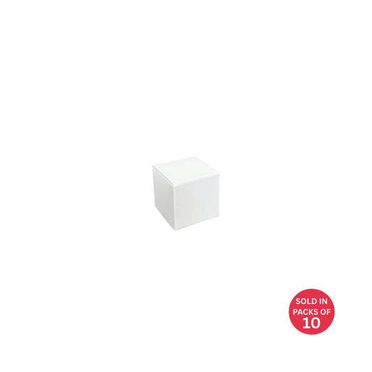 Small White Box 36x36x34mm (Pack of 10)