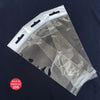 BOPP Self Seal Bag with Header 65x150+30mm Lip