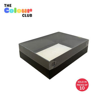 Black Hamper Box (300x220x80mm) (Pack of 10)