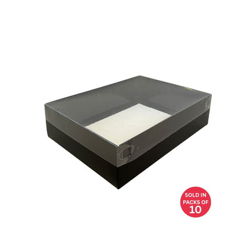 Black Hamper Box (300x220x80mm) (Pack of 10)