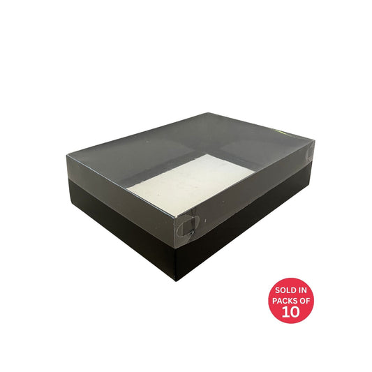 Black Hamper Box (300x220x80mm) (Pack of 10)