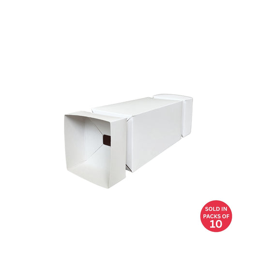 White Jumbo Cracker Box 155x75x75mm (Pack of 6)