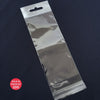 BOPP Self Seal Bag with Header 65x150+30mm Lip