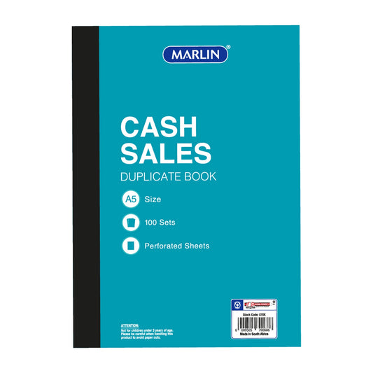 A5 Duplicate Cash Sale Book