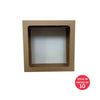 Bento Cake Box (Kraft) 250x250x90mm (Pack of 10)