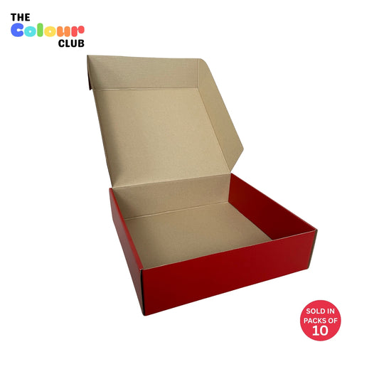 Garnet Red Shipper Box (360x362x102mm) (Pack of 10)