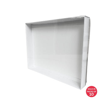 Display Box 327x250x40mm (White) (Pack of 10)