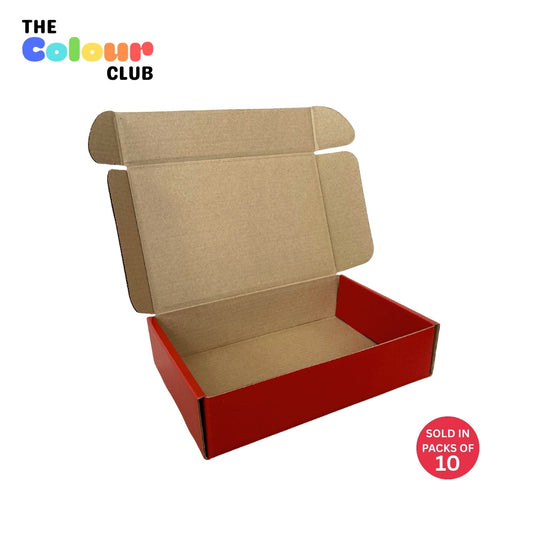 Garnet Red Shipper Box (237x153x58mm) (Pack of 10)