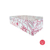 White Hamper Box (Pink Flowers)