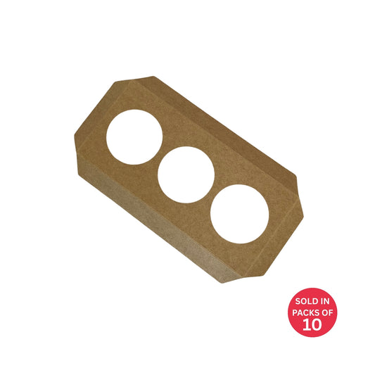 3 Cupcake Insert (Kraft)