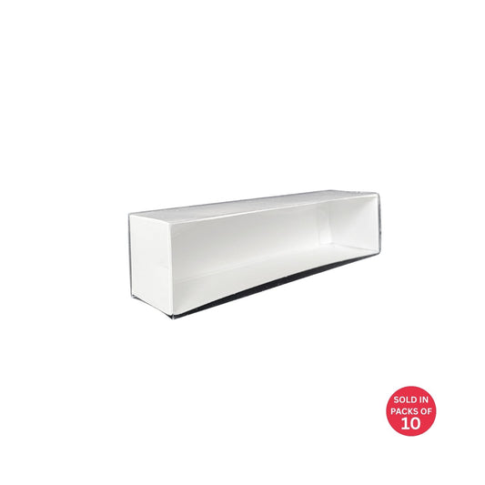 Duo Macaron Box (White) (Pack of 10)
