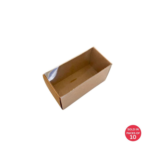 3 Macaron Box (Base & Sleeve) (Kraft) 85x46x41mm (Pack of 10)