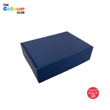 Navy Blue Shipper Box (330x240x92mm) (Pack of 10)