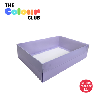 Pastel Lilac Hamper Box (300x220x80mm) (Pack of 10)