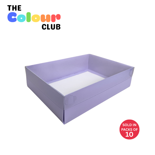 Pastel Lilac Hamper Box (300x220x80mm) (Pack of 10)
