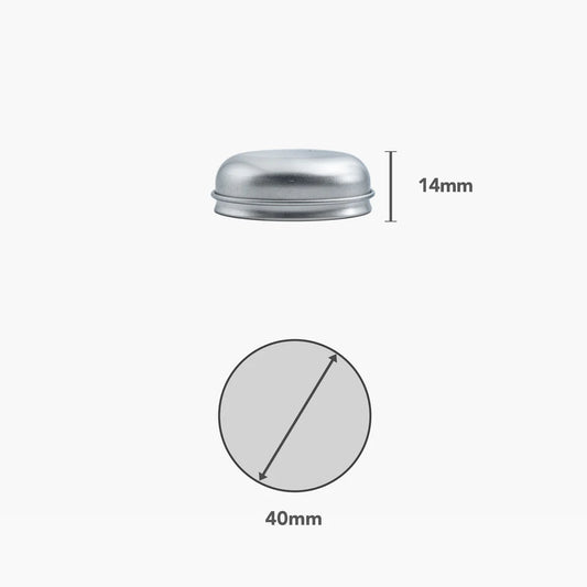 9ml Tin (Silver) (Pack of 10)