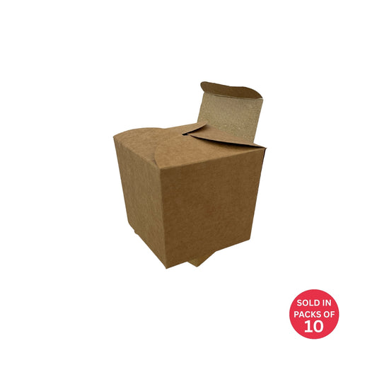 Asian Style Cupcake Box (Kraft) (Pack of 10)