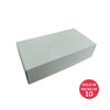 Corrugated White Box 470x242x116mm (Pack of 10)