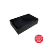 Glossy Black Shipper Box 237x153x58mm (Pack of 10)