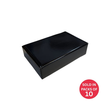 Glossy Black Shipper Box 237x153x58mm (Pack of 10)