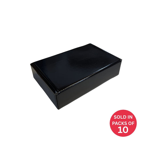 Glossy Black Shipper Box 237x153x58mm (Pack of 10)