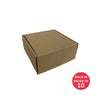 Kraft Shipper Box 215x212x97mm (Pack of 10)