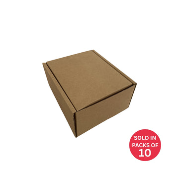 Kraft Shipper Box 137x170x80mm (Pack of 10)
