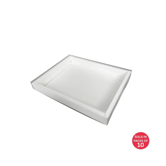 Large Chocolate Box (White) 255x195x30mm (Pack of 10)