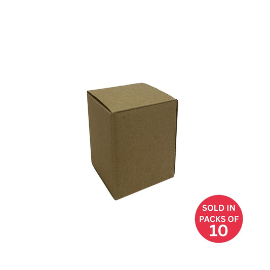 Kraft Tumbler Box 99mm x 77mm x 76mm (Pack of 10)