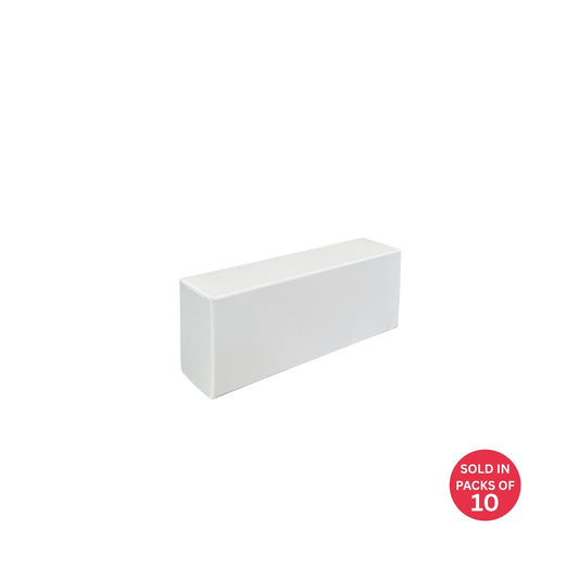 White Rectangle Box 120x46x30mm (Pack of 10)