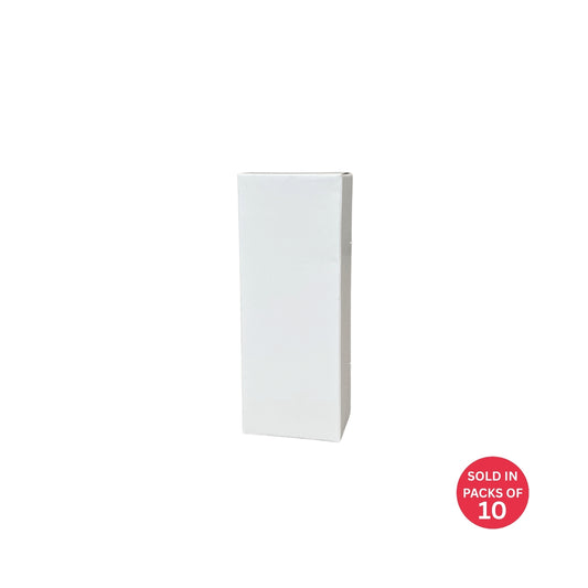 White Rectangle Box 120x46x30mm (Pack of 10)